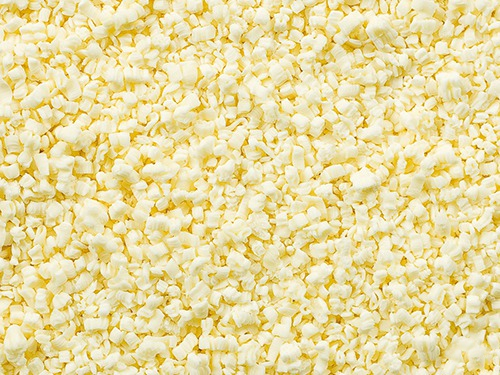Weiße Schokostreusel für Spaguetti