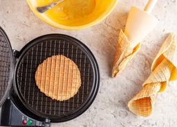 Kiste Waffelteig